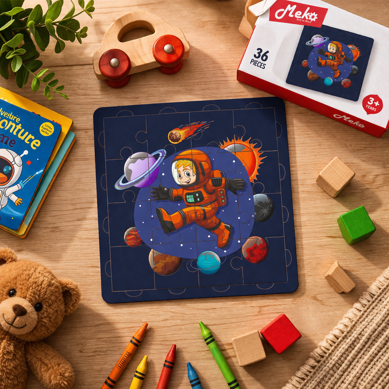 Astronaut Space Wooden Puzzle