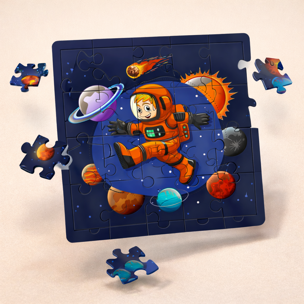 Astronaut Space Wooden Puzzle
