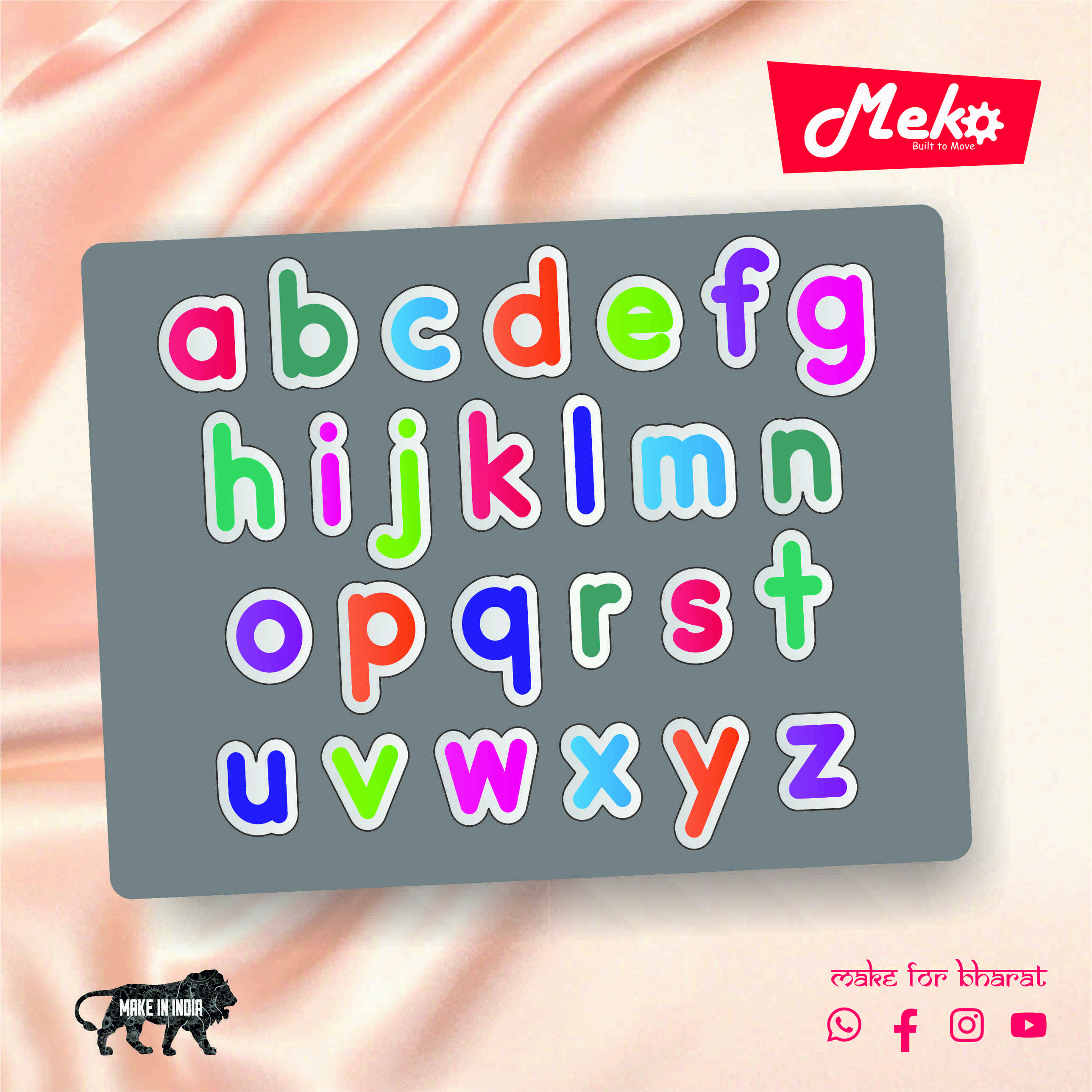 Alphabet Learning Wooden Puzzle Board (A-Z)